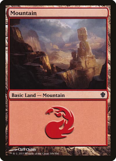Mountain C13-349 Commander 2013 Magic card