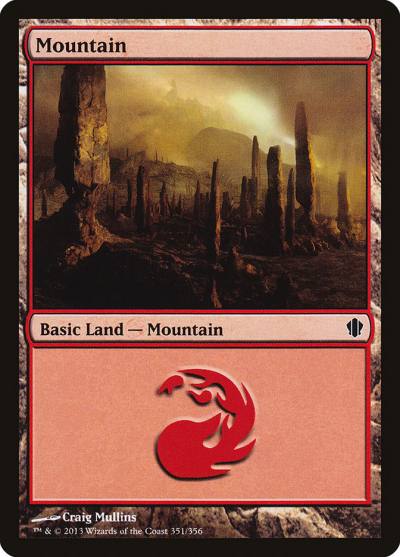 Mountain C13-351 Commander 2013 Magic card