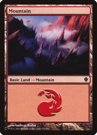 Mountain C13-352 Commander 2013 Magic card