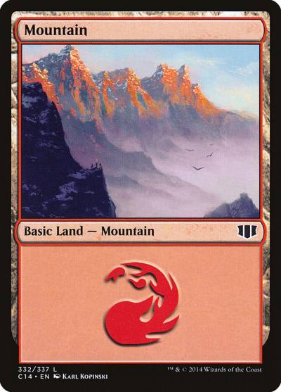 Mountain C14-332 Commander 2014 Magic card