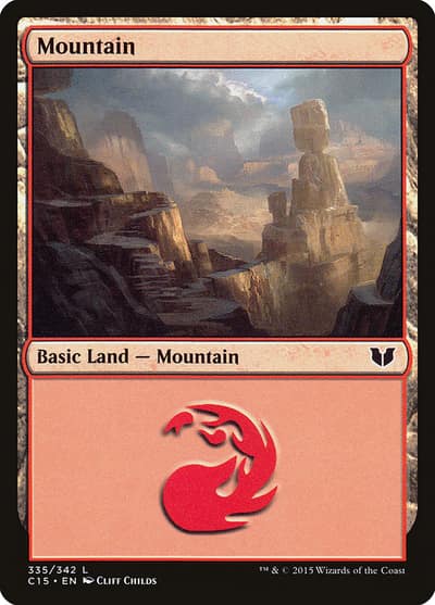 Mountain C15-335 Commander 2015 Magic card