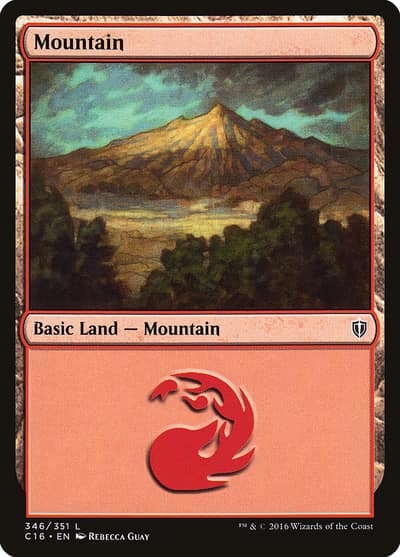 Mountain C16-346 Commander 2016 Magic card
