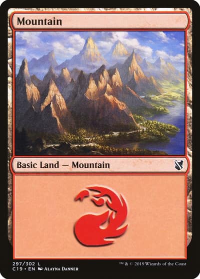 Mountain C19-297 Commander 2019 Magic card