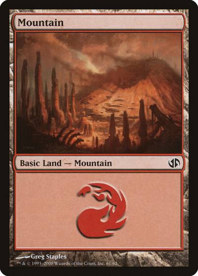 Mountain DD2-61 Duel Decks: Jace vs. Chandra Magic card