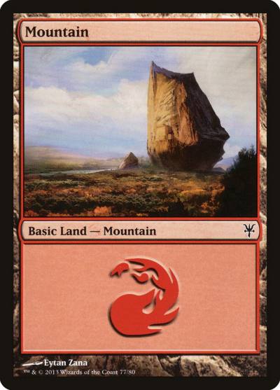 Mountain DDK-77 Duel Decks: Sorin vs. Tibalt Magic card