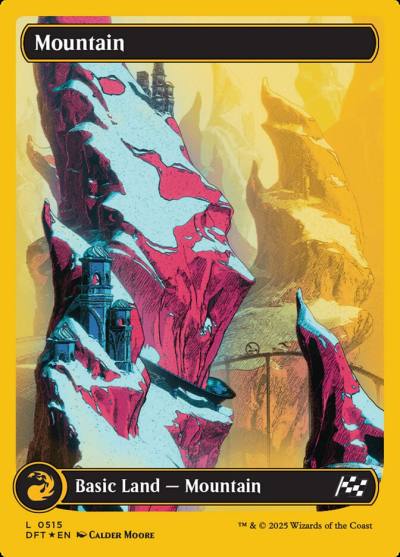Mountain DFT-515 Aetherdrift Magic card