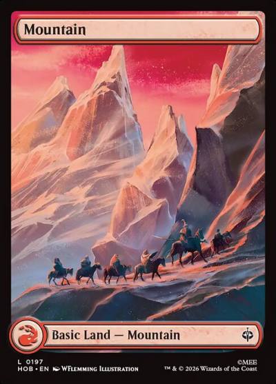 Mountain HOB-197 The Hobbit Magic card