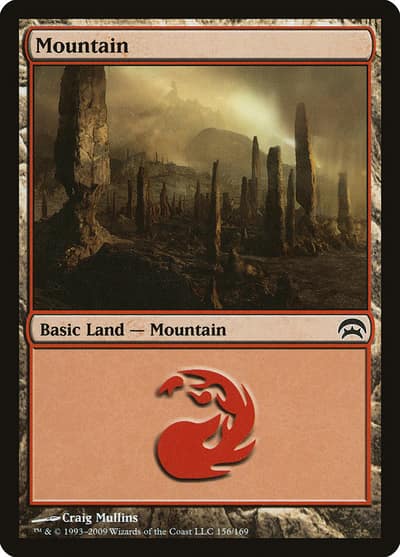 Mountain HOP-156 Planechase Magic card