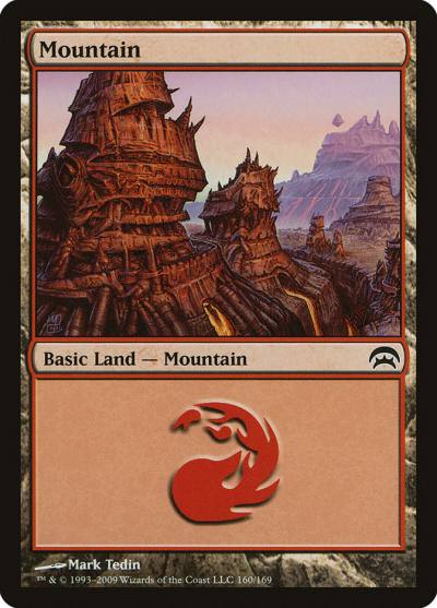 Mountain HOP-160 Planechase Magic card