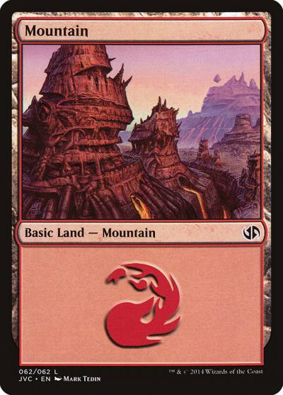 Mountain JVC-62 Duel Decks Anthology: Jace vs. Chandra Magic card