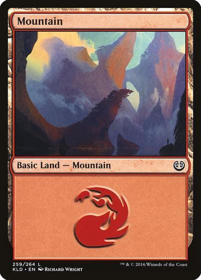 Mountain KLD-259 Kaladesh Magic card
