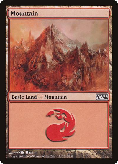 Mountain M10-243 Magic 2010 Magic card