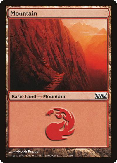 Mountain M13-245 Magic 2013 Magic card