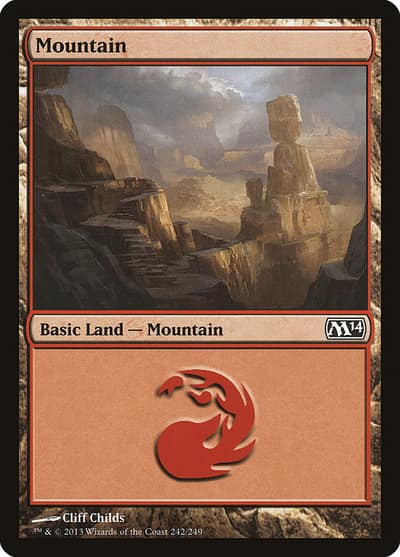 Mountain M14-242 Magic 2014 Magic card