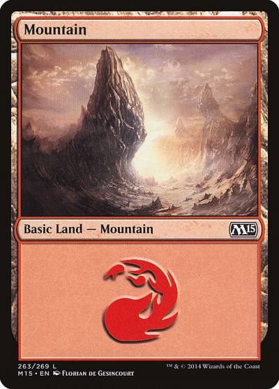 Mountain M15-263 Magic 2015 Magic card