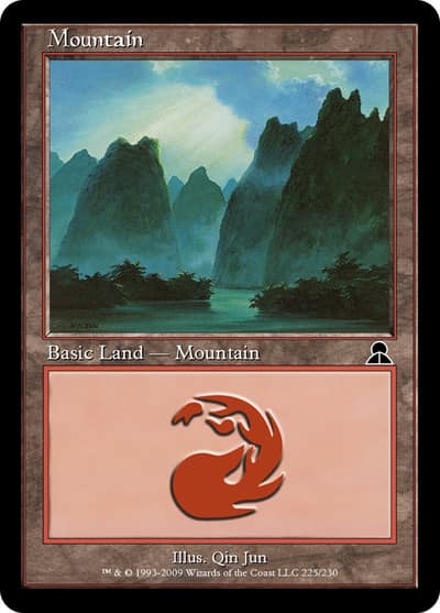 Mountain ME3-225 Masters Edition III Magic card