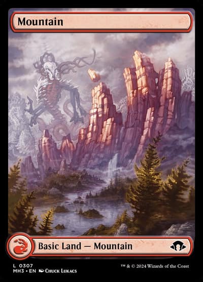 Mountain MH3-307 Modern Horizons 3 Magic card