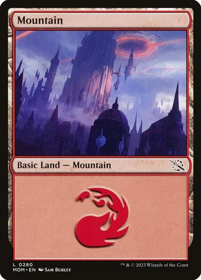 Mountain MOM-280 March of the Machine Magic card