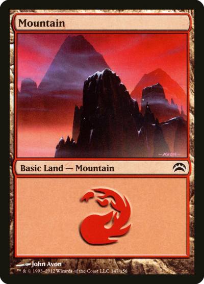 Mountain PC2-147 Planechase 2012 Magic card