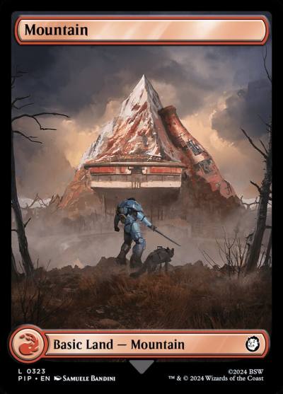 Mountain PIP-323 Fallout Magic card