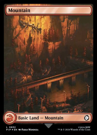 Mountain PIP-852 Fallout Magic card