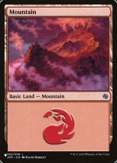 Mountain PLST-JMP-65 The List Magic card