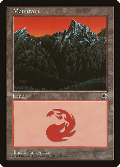 Mountain POR-208 Portal Magic card