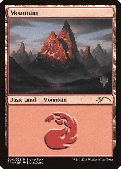 Mountain PPP1-4 M20 Promo Packs Magic card