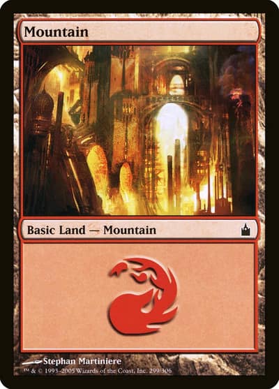 Mountain RAV-299 Ravnica: City of Guilds Magic card