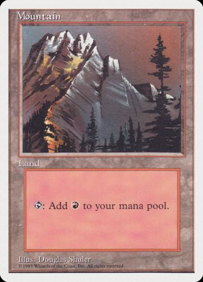 Mountain RQS-60 Rivals Quick Start Set Magic card