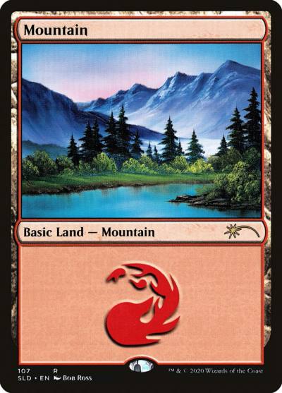 Mountain SLD-107 Secret Lair Drop Magic card