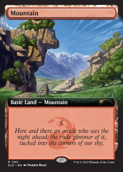 Mountain SLD-1361 Secret Lair Drop Magic card