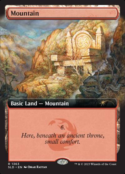 Mountain SLD-1363 Secret Lair Drop Magic card