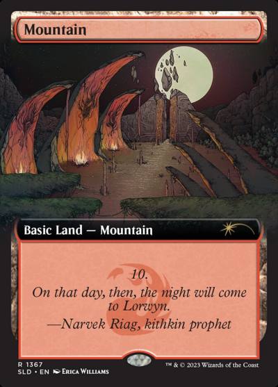 Mountain SLD-1367 Secret Lair Drop Magic card