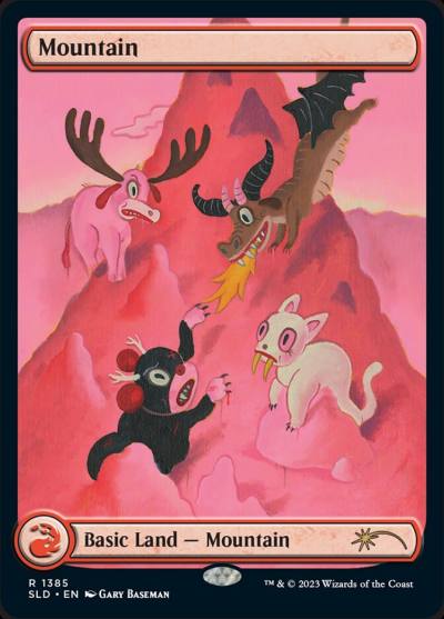 Mountain SLD-1385 Secret Lair Drop Magic card
