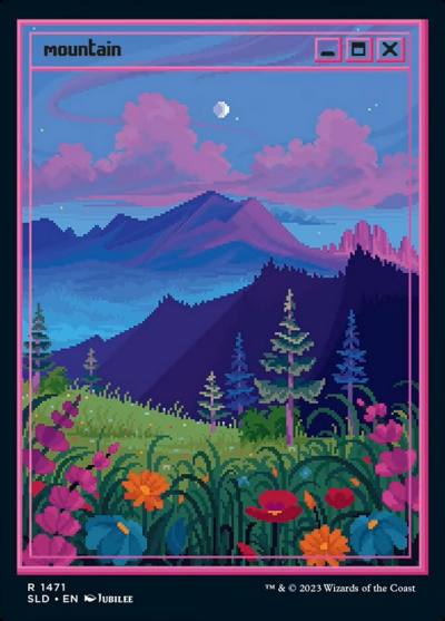 Mountain SLD-1471 Secret Lair Drop Magic card
