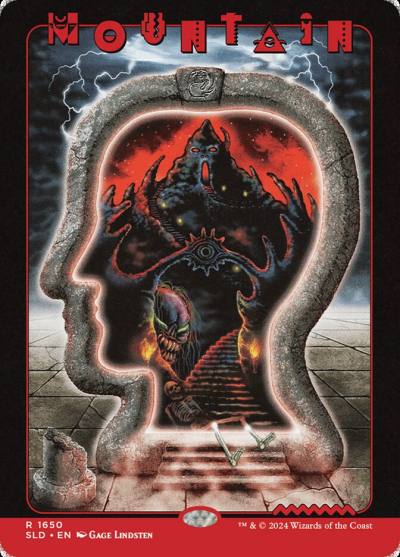 Mountain SLD-1650 Secret Lair Drop Magic card
