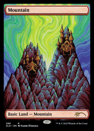 Mountain SLD-389 Secret Lair Drop Magic card