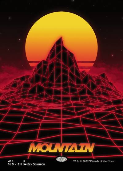 Mountain SLD-418 Secret Lair Drop Magic card