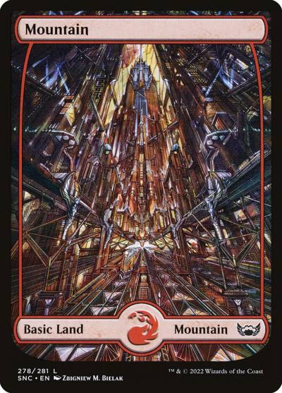 Mountain SNC-278 Streets of New Capenna Magic card