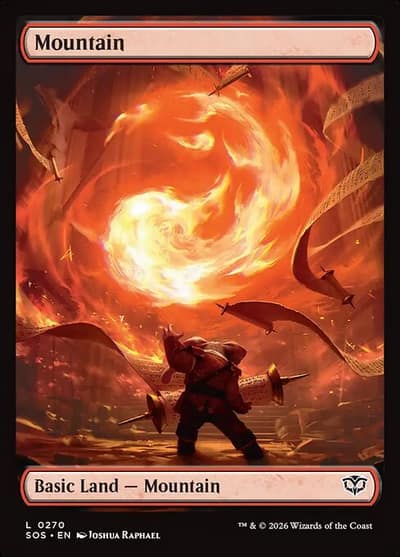 Mountain SOS-270 Secrets of Strixhaven Magic card
