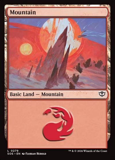 Mountain SOS-279 Secrets of Strixhaven Magic card