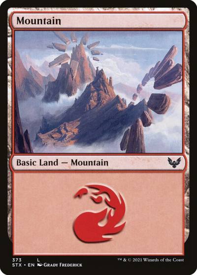 Mountain STX-373 Strixhaven: School of Mages Magic card