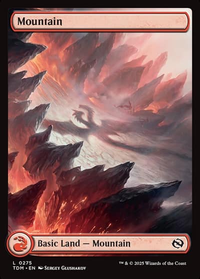 Mountain TDM-275 Tarkir: Dragonstorm Magic card