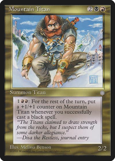 Mountain Titan 299 Ice Age Magic card