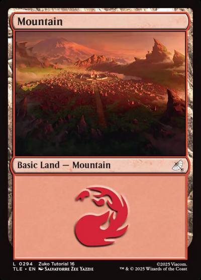 Mountain TLE-294 Avatar: The Last Airbender Eternal Magic card