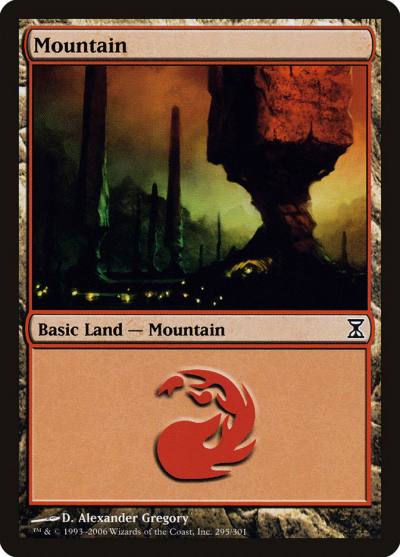 Mountain TSP-295 Time Spiral Magic card
