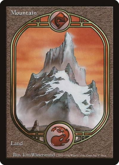 Mountain UGL-87 Unglued Magic card