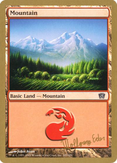 Mountain WC03-WE343 World Championship Decks 2003 Magic card