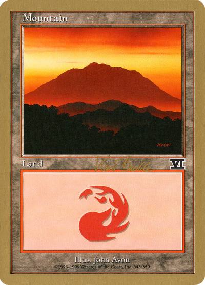 Mountain WC99-KB343 World Championship Decks 1999 Magic card